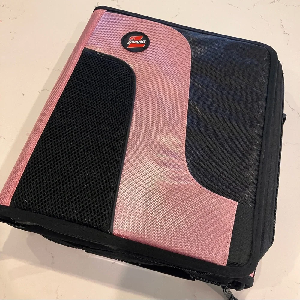 NWT Case It Pink and Black 2-in-1 Organizer